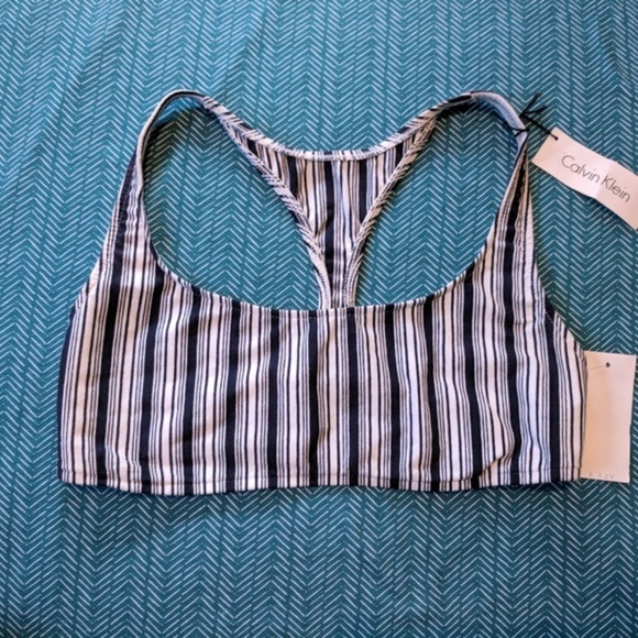 Calvin Klein Other - Vintage Calvin Klein Stripe Bikini Top